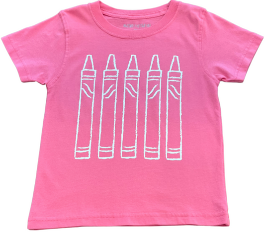 SS Pink Crayon T-Shirt