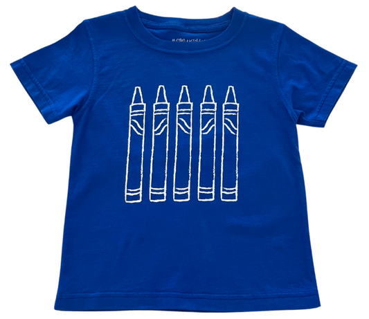 SS Blue Crayon T-Shirt