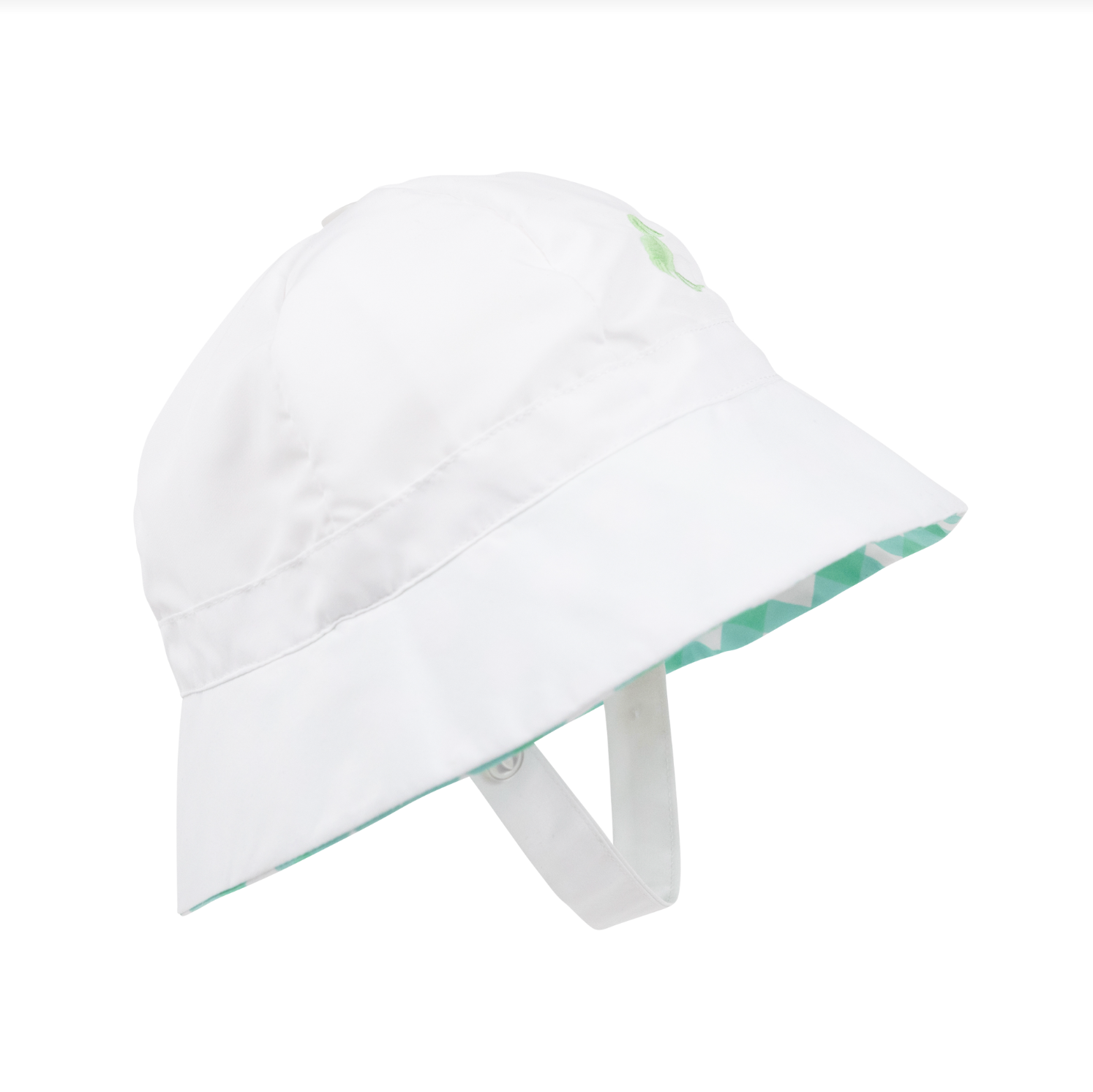 Henry's Boating Bucket - Worth Ave White/Grace Bay Green Gingham