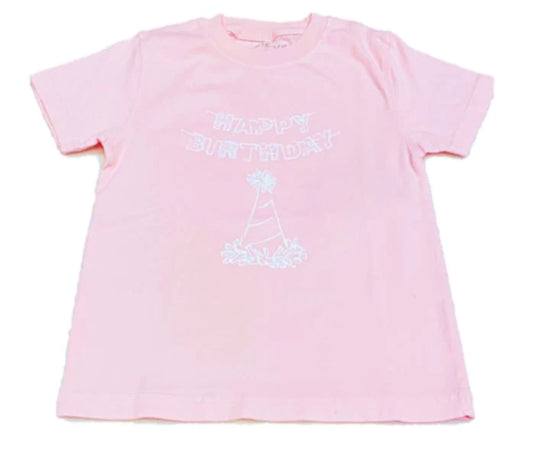 Birthday T-Shirt: Light Pink