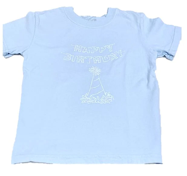 Birthday T-Shirt: Light Blue